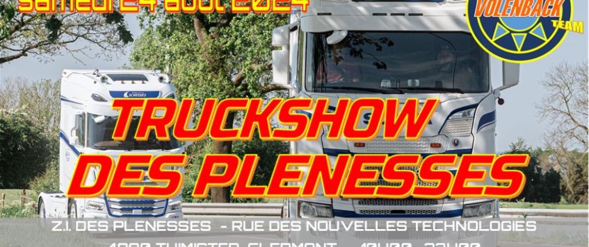 INSCRIPTION EXPOSANT TRUCKSHOW DES PLENESSES